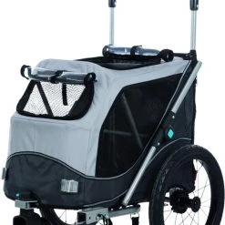 Goedkoopste ???? Trixie Hondenfietskar Opvouwbaar Grijs 74 X 58 X 93 Cm ⌛ -AGU WINKLE 550x793 3