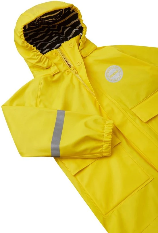 Goedkoop π Reima - Regenjas Voor Kinderen - Pisaroi - Geel - Maat 128cm π 3 Goedkoop π Reima - Regenjas Voor Kinderen - Pisaroi - Geel - Maat 128cm π - Afbeelding 3