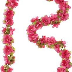 Top 10 🎁 Basil Flower Garland Bloemenstreng - Roze ✨