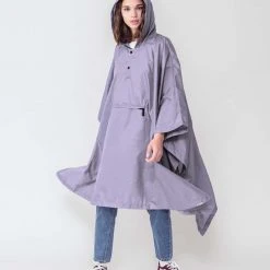 Begroting 🤩 Clima Bisetti - Regenponcho Lila - Fietsponcho - Regenponcho Volwassenen - Waterdicht - Unisex - Regenponcho Fiets - Regenponcho Dames - Regenponcho Heren - Regenponcho Herbruikbaar - Regenponcho's ⭐