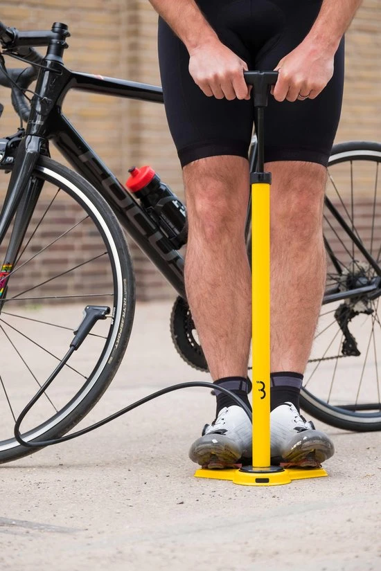 Groothandel ❤️ BBB Cycling AirSteel Fietspomp Met Drukmeter - Fiets Pomp Racefiets En Mountainbike - Voetpomp Extra Lang 11 Bar - Geel - BFP-27 ???? 5 Groothandel ❤️ BBB Cycling AirSteel Fietspomp Met Drukmeter - Fiets Pomp Racefiets En Mountainbike - Voetpomp Extra Lang 11 Bar - Geel - BFP-27 ???? - Afbeelding 5