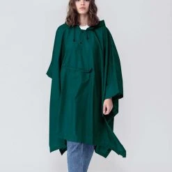 Promo 🤩 Clima Bisetti - Regenponcho Groen - Fietsponcho - Regenponcho Volwassenen - Waterdicht - Unisex - Regenponcho Fiets - Regenponcho Dames - Regenponcho Heren - Regenponcho Herbruikbaar - Regenponcho's 👏